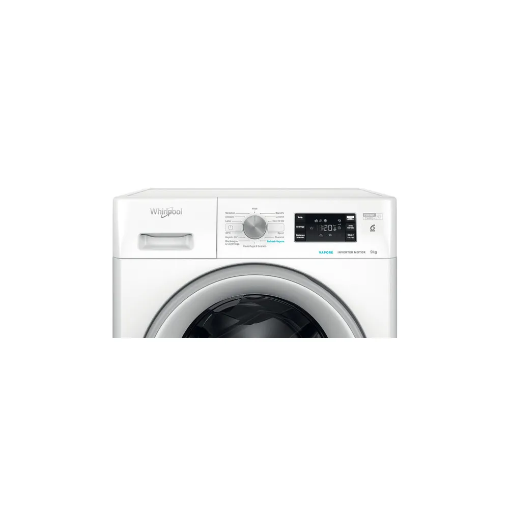 Washing machine 9 kg Whirlpool FRESHCARE STEAM INVERTER A FFB 9269 SV IT