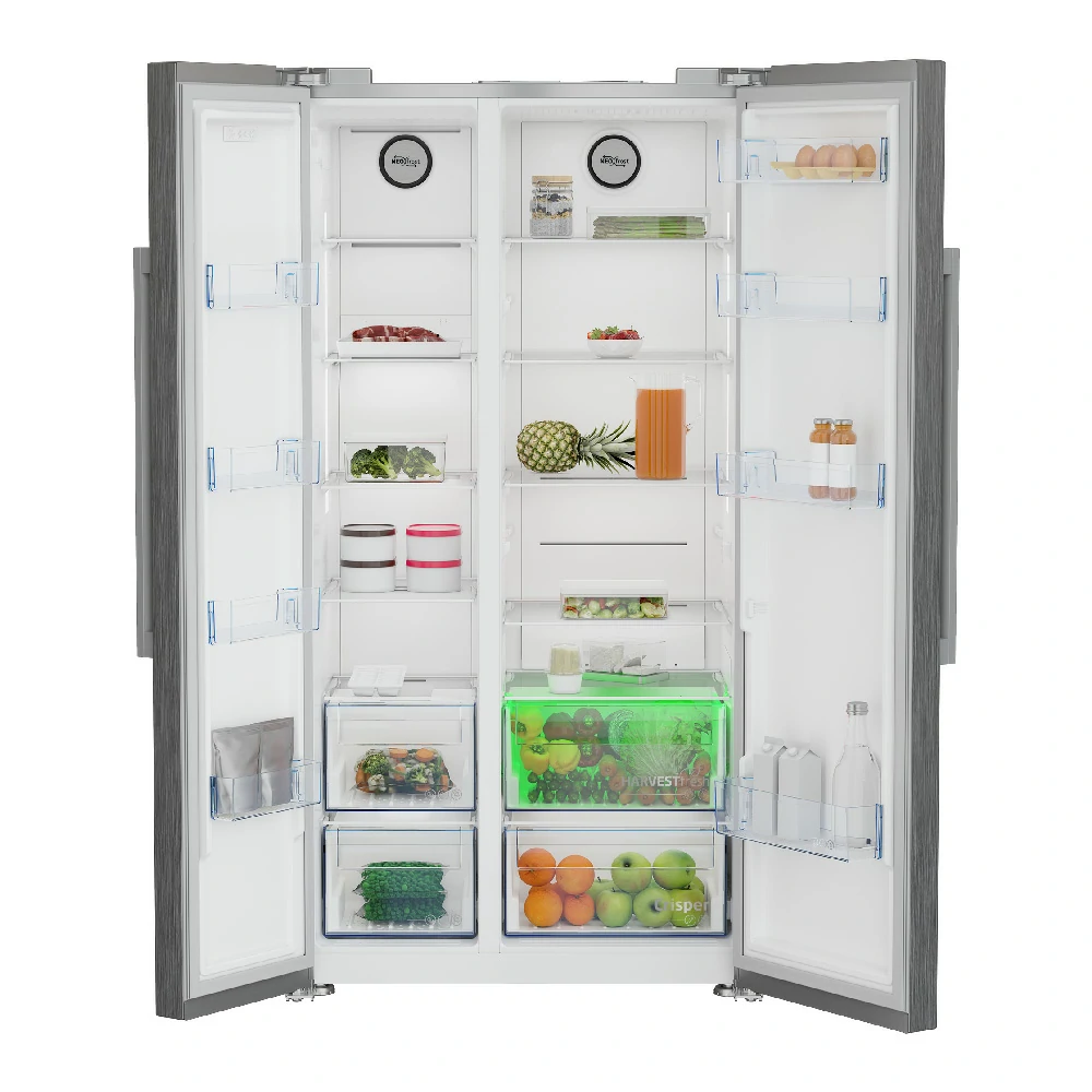 Beko 640LT F 91CM INOX GN163130PTN No Frost Refrigerator