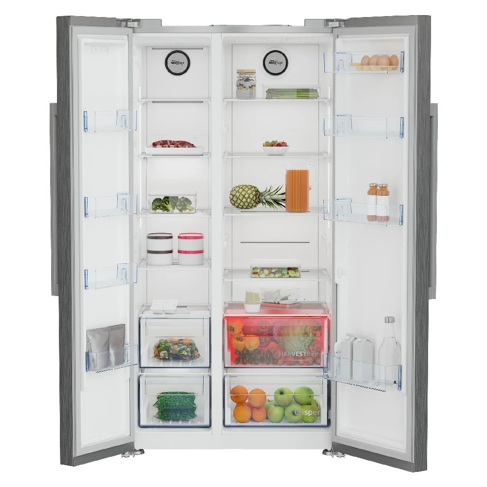 Beko 640LT F 91CM INOX GN163130PTN No Frost Refrigerator