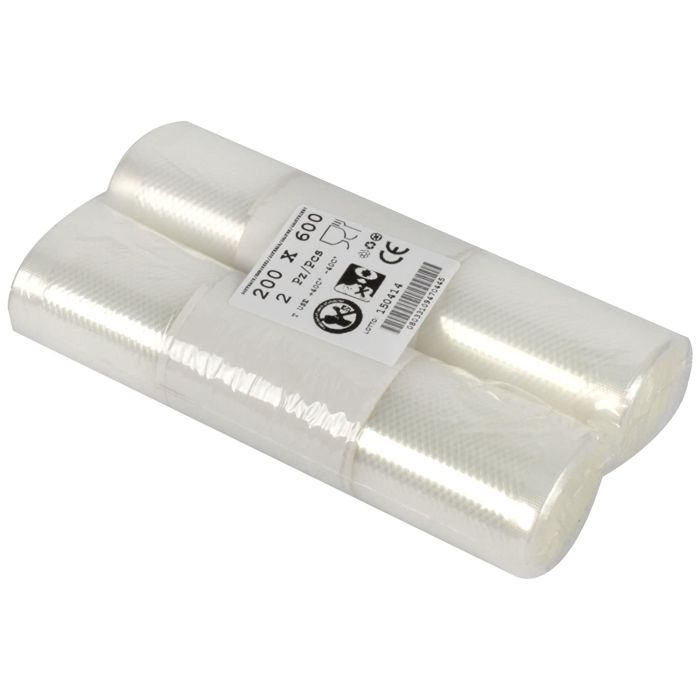 Pack of 2 20x600 cm universal vacuum rolls