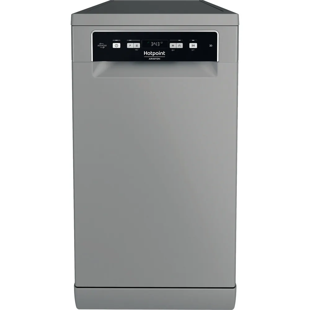 Hotpoint 45 CM 10COPER freestanding dishwasher. C SILVER HA3FC10BS7A0S
