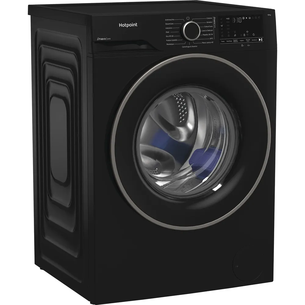 10 kg Hotpoint steam washing machine A 1400GIRI BLACK HB 103B CARE IT