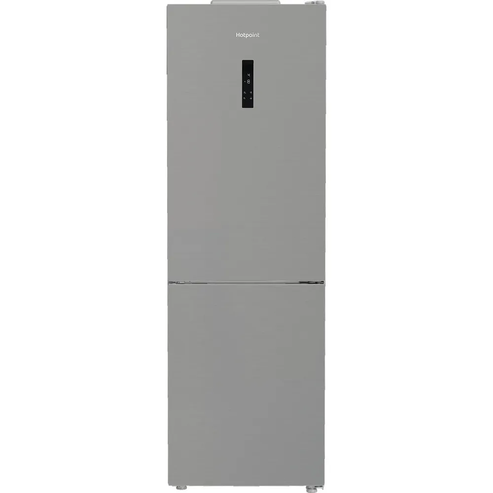 HOTPOINT 316LT AND DUALNOFROST 60CM SILVER COMBINED FRIDGE HPK 26362 XP4E
