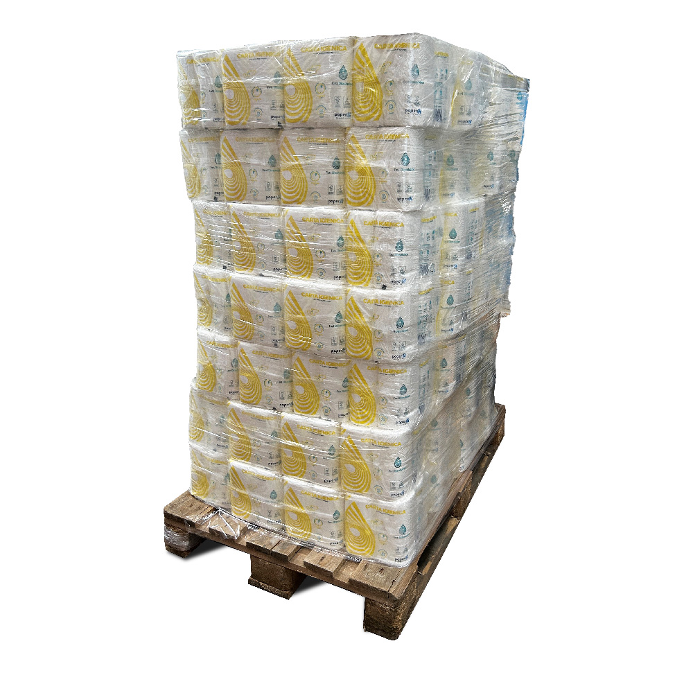 Water-soluble toilet paper pallet 96 packs of 12 rolls Fast Dissolution