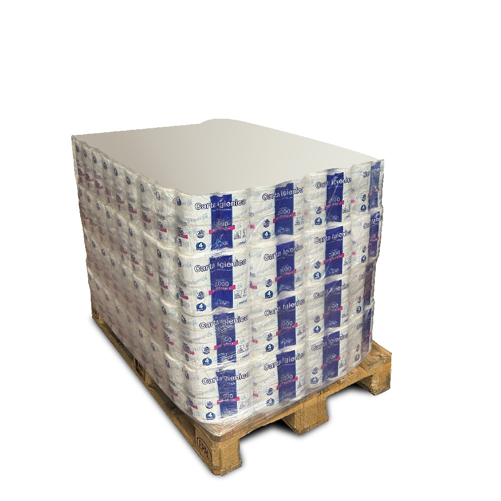 Pallet of 160 packs of toilet paper 4 rolls 2000 tears Paperdi