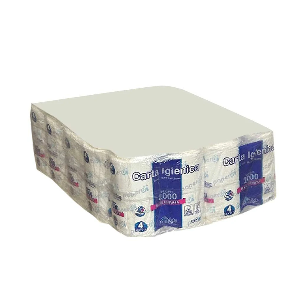 Packaging: 10 packs of toilet paper, 4 rolls, 2000 tears, Paperdi