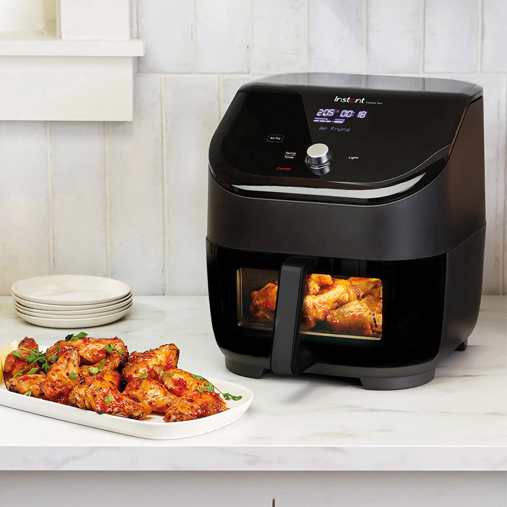 Instant Vortex Plus ClearCook 5.7 liter multipurpose air fryer black