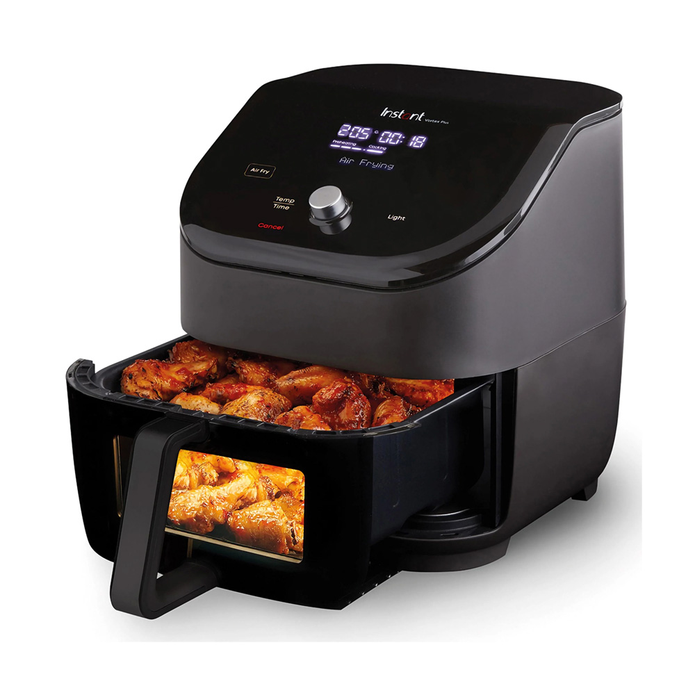 Instant Vortex Plus ClearCook 5.7 liter multipurpose air fryer black