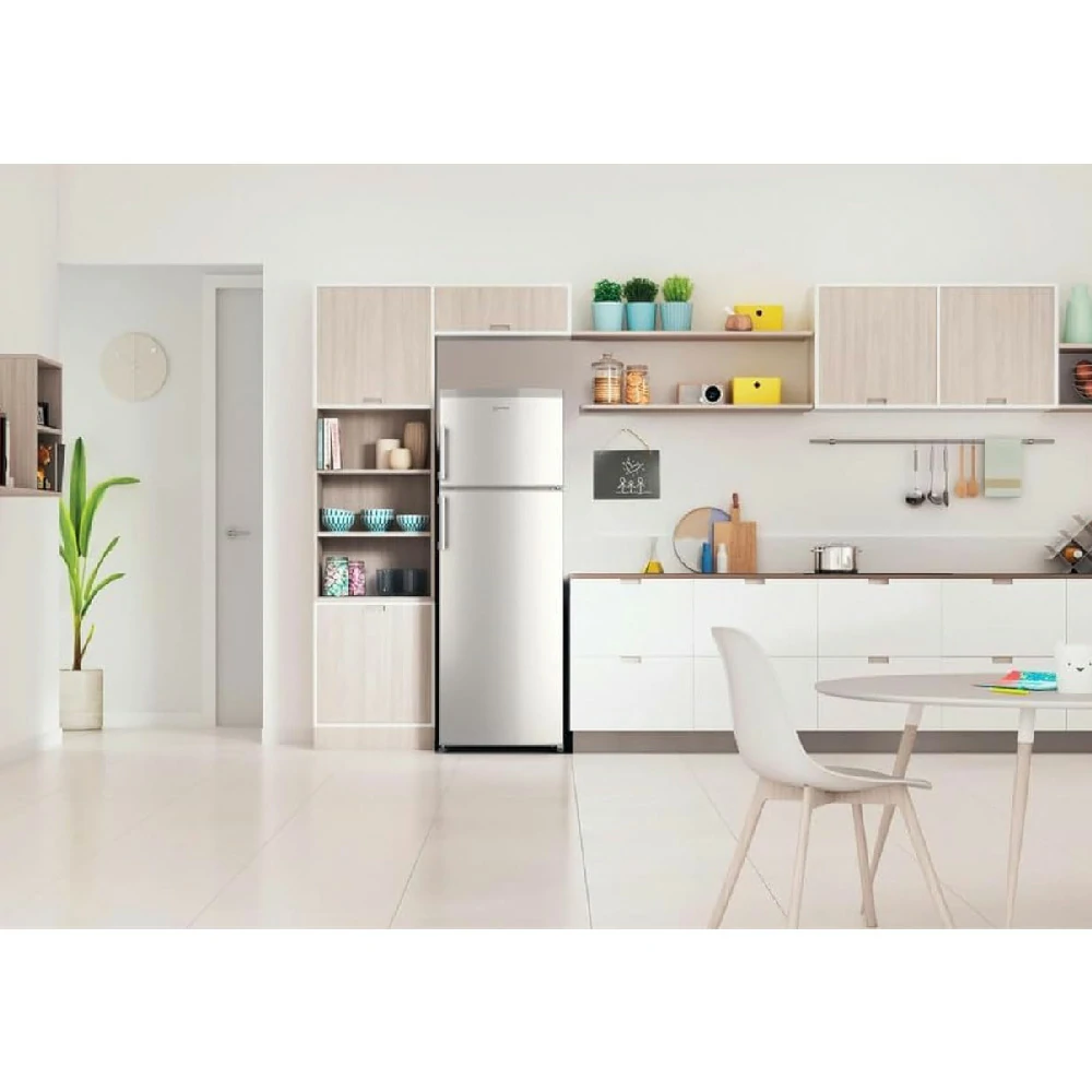 Indesit 316 LT E 60CM SILVER IT60 732 S Double Door Refrigerator