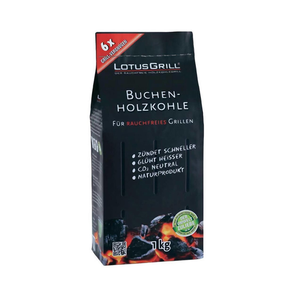 Beech Charcoal Pack 1 Kg.