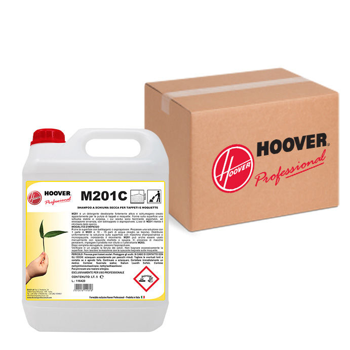 Box of 4 canisters M201C Dry Foam Shampoo