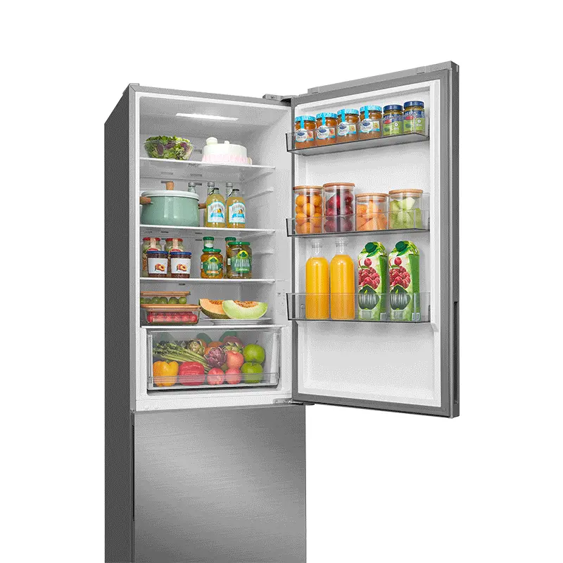 Midea 401 LT E TOTAL NO FROST 60CM INOX Combined Refrigerator MDRB548MME46