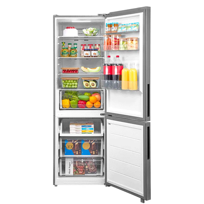 Midea 401 LT E TOTAL NO FROST 60CM INOX Combined Refrigerator MDRB548MME46