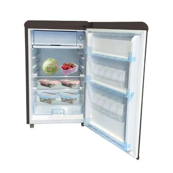 DCG RETRO LINE SINGLE DOOR FRIDGE 100LT AND BLACK MF100B