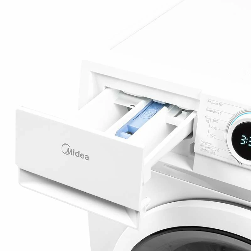 Midea LUNAR 1400RPM STEAM INVERTER 9 kg washing machine MF100W90BA/W-IT