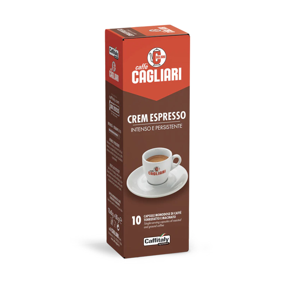 Crem Espresso Coffee Pack of 10 capsules