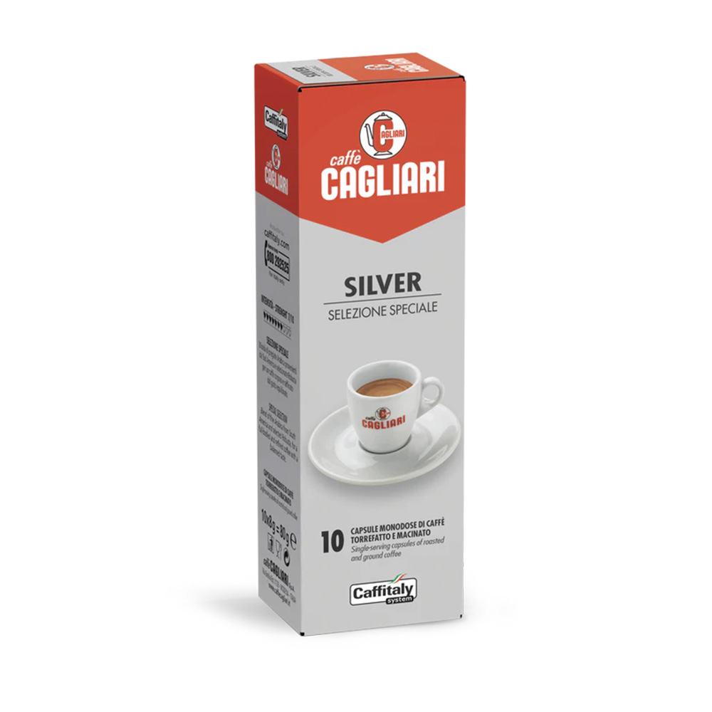 Caffitaly System Cagliari Silver 10 capsules