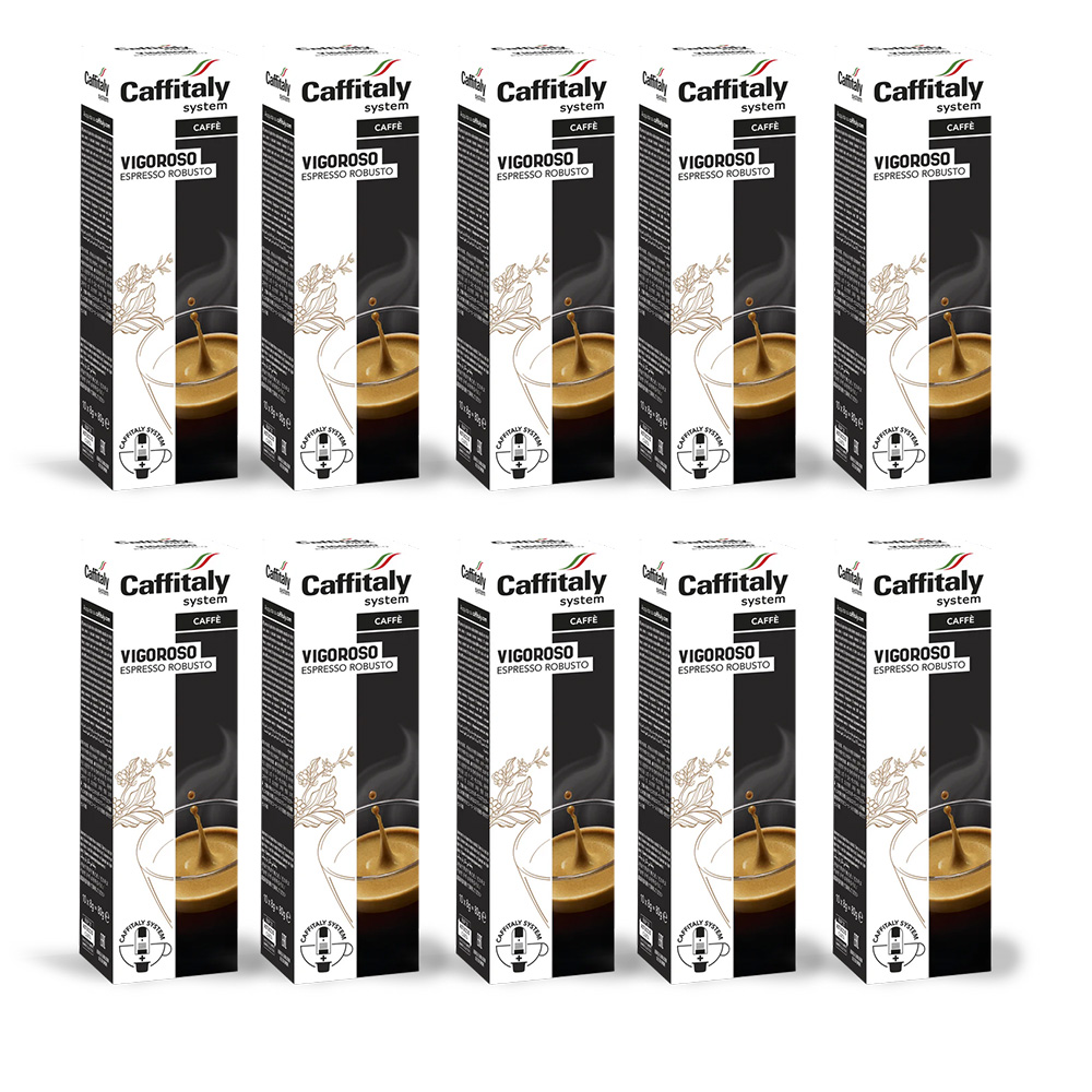 100 Caffitaly System E'Caffe' Vigorous Capsules