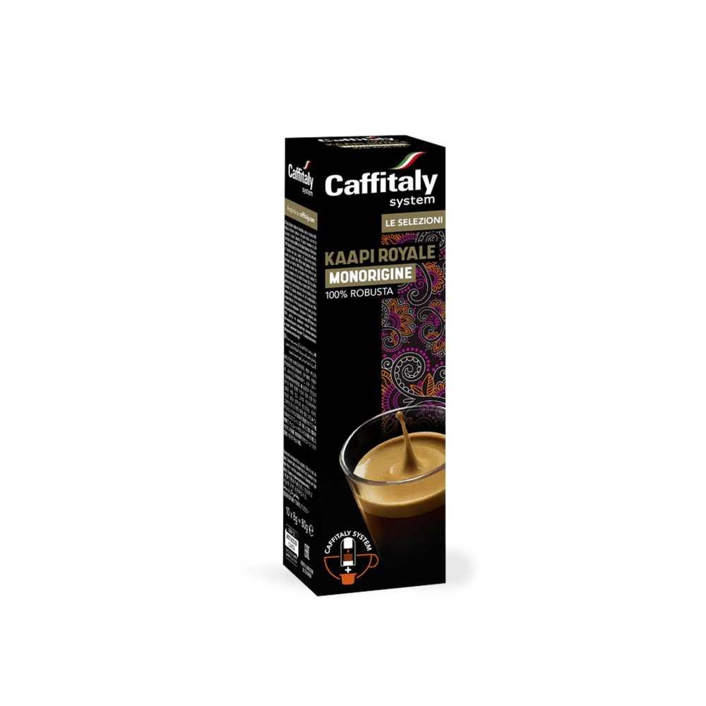 Caffitaly Kaapi Royale Single Origin Coffee 100% Robusta box 10 capsules