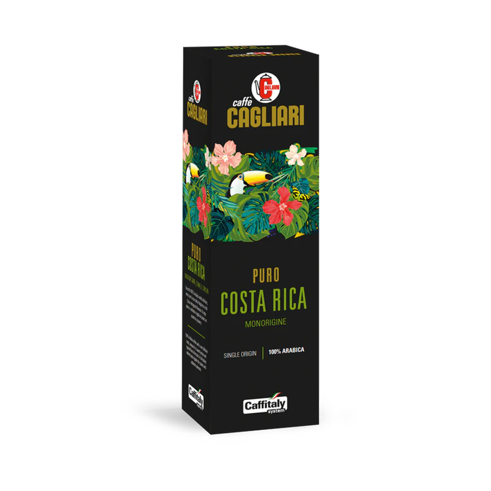 Pack of 10 single-origin Costa Rica coffee capsules - Caffitaly
