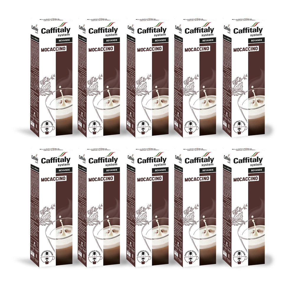 100 Capsules Caffitaly System E'Caffe' Mocaccino