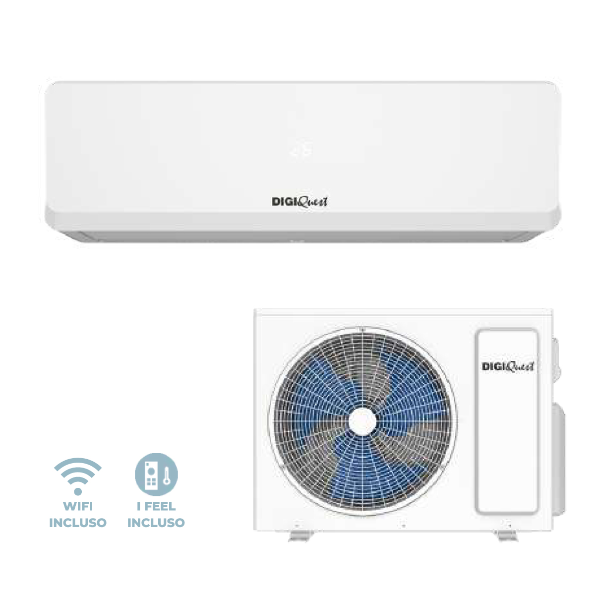 12000 BTU Inverter V5 A++ monoslit air conditioner with wi-fi - DigiQuest