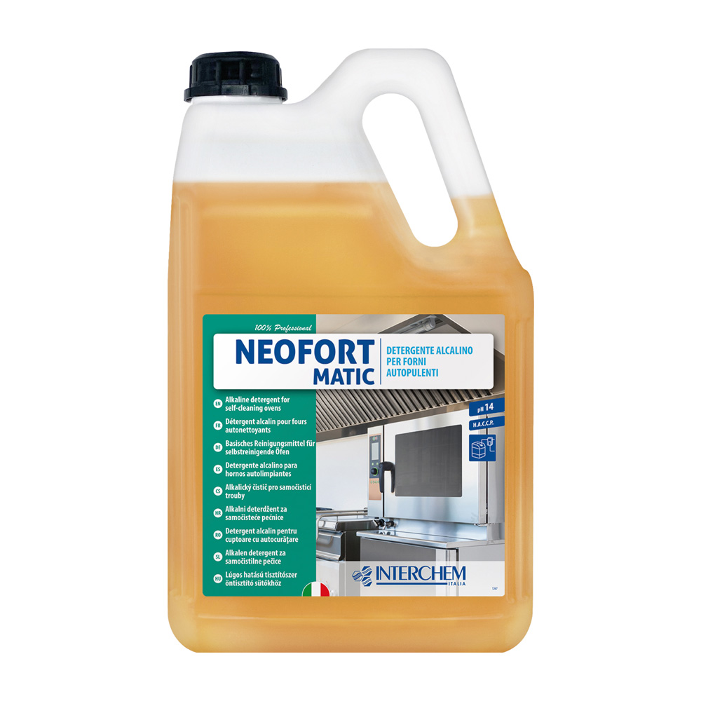 Box of 2 detergent cans for Neofort Matic 5 liter self-cleaning ovens