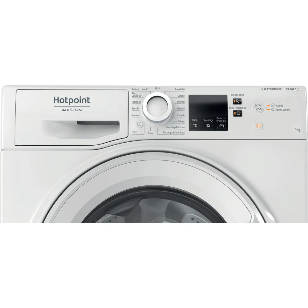 Hotpoint 1400 RPM STEAM INVERTER 9 kg washing machine NFR79W IT