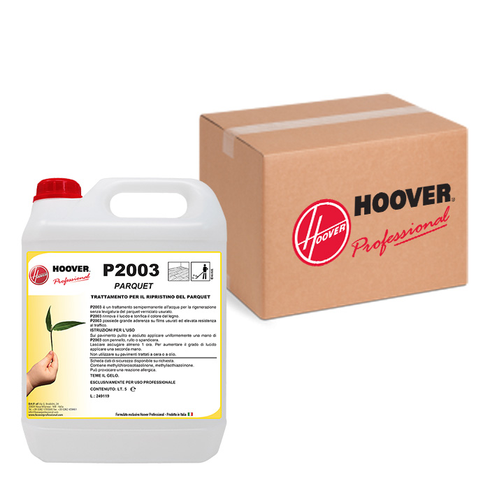 Box of 4 cans P2003 Parquet Self-polishing Emulsion