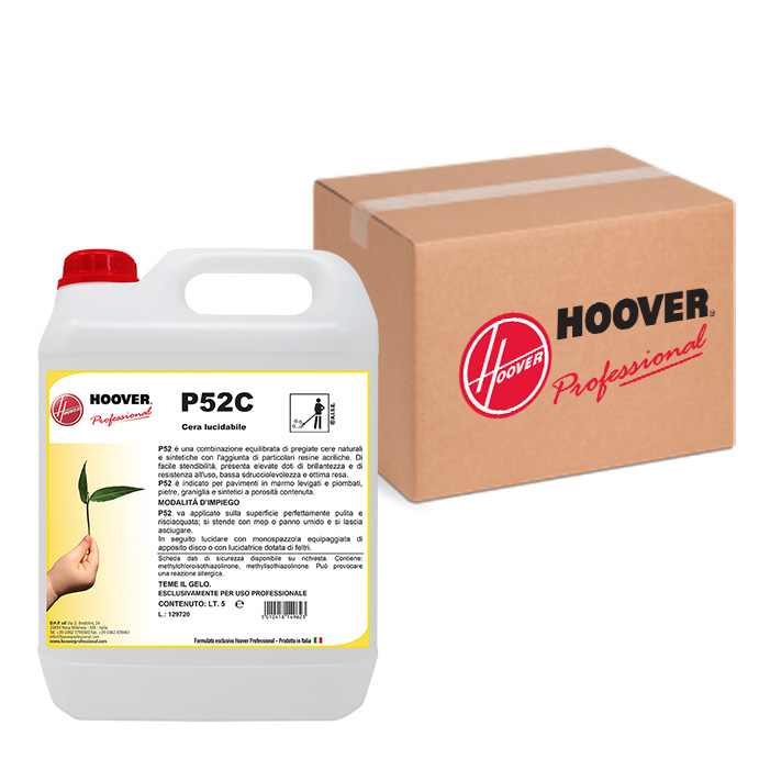 Box of 4 cans P52C Polishable wax