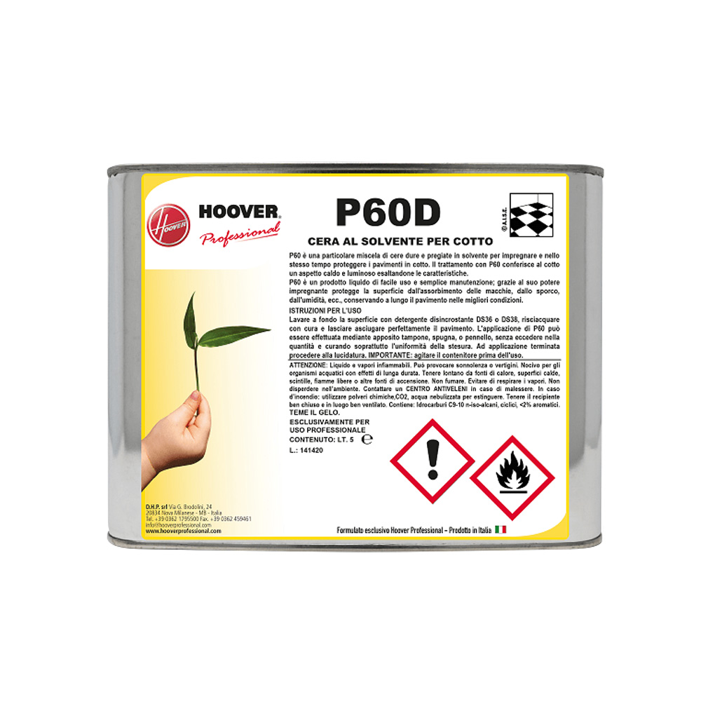 P60D Wax for terracotta floors and natural stones