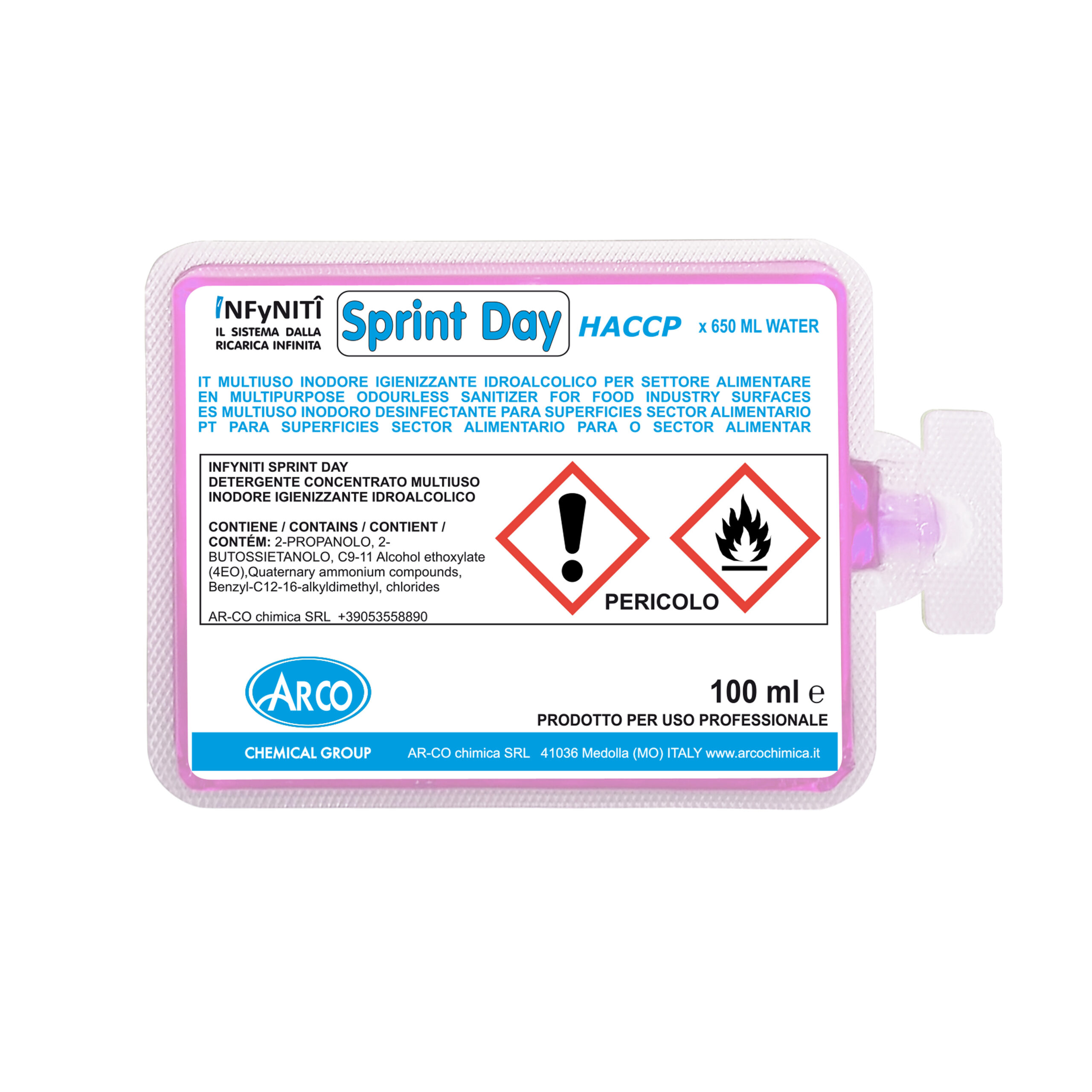 Infyniti Sprint Day 100ml pack of 9