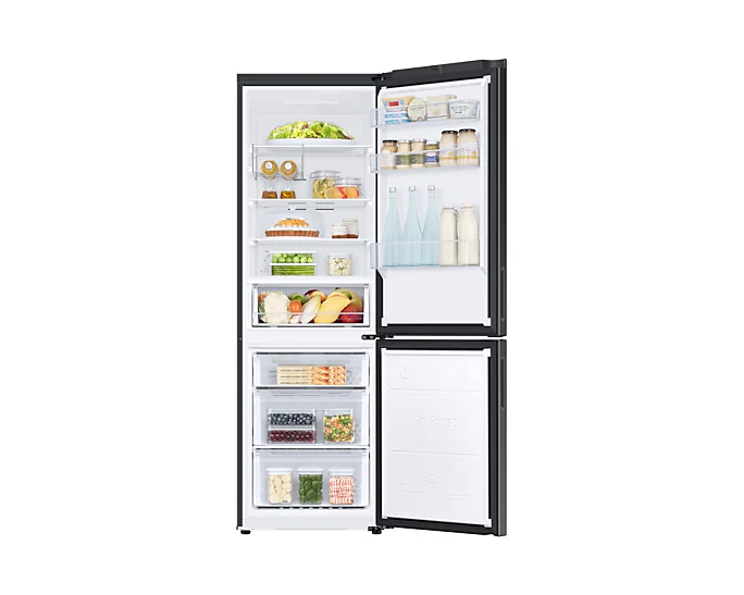 Samsung no frost 344 LT 60CM AND BLACK combination refrigerator RB33B612EBN/EF