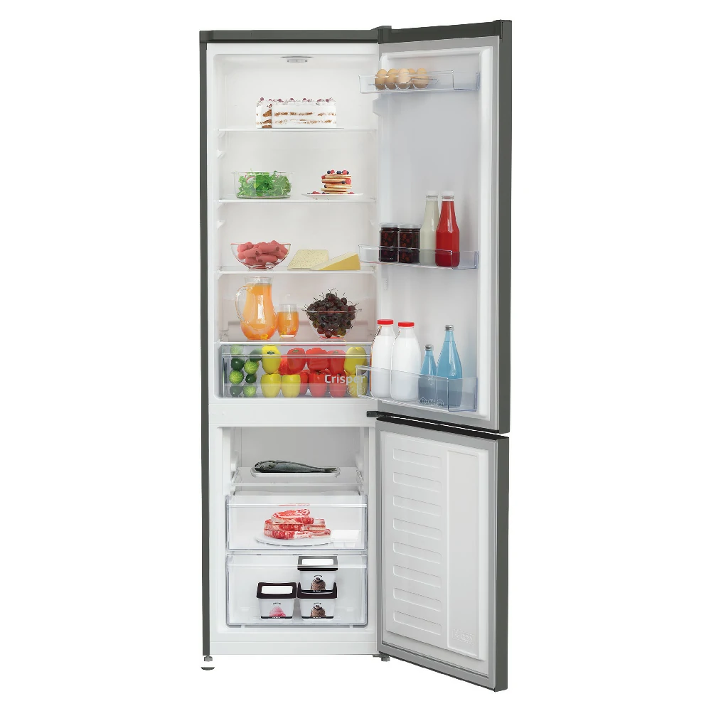 Beko 295LT MINFROST E 54CM GRAY RCSA300K40GN Combined Refrigerator