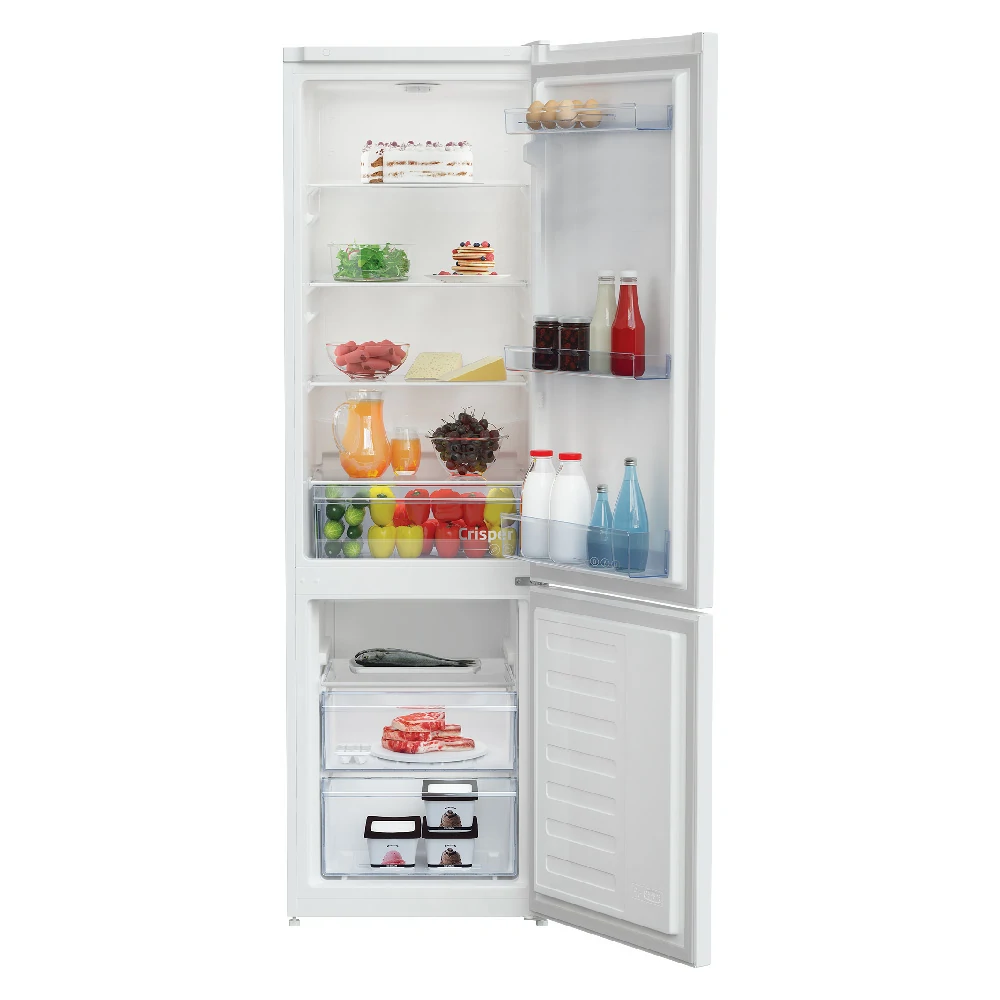 Beko 295LT MINFROST 54CM WHITE RCSA300K40WN Combined Refrigerator
