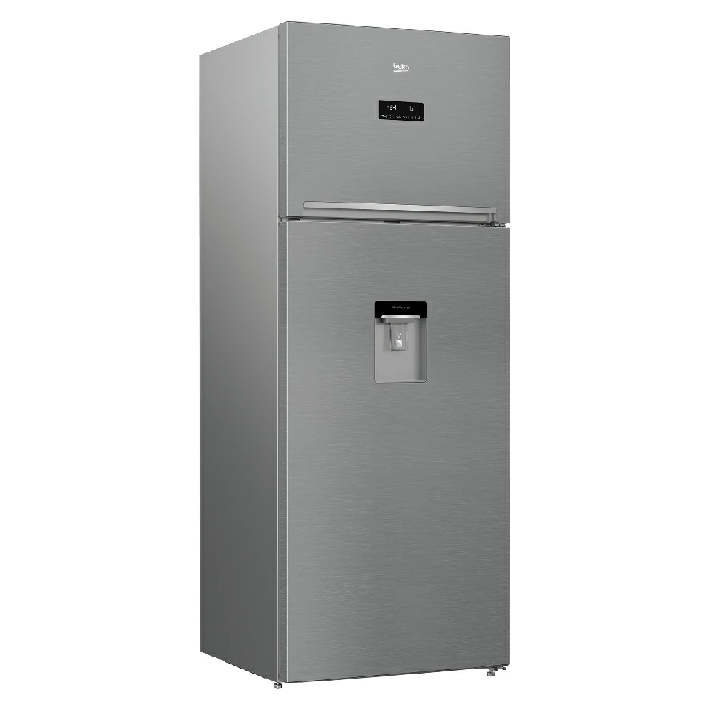 Beko no frost 455 LT 70CM stainless steel double door refrigerator RDNE455E30DZXBN