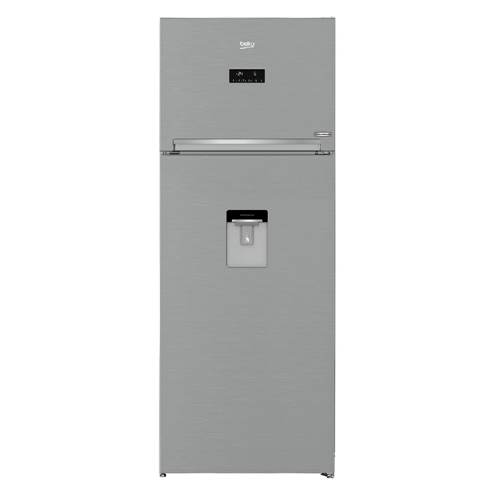 Beko no frost 455 LT 70CM stainless steel double door refrigerator RDNE455E30DZXBN