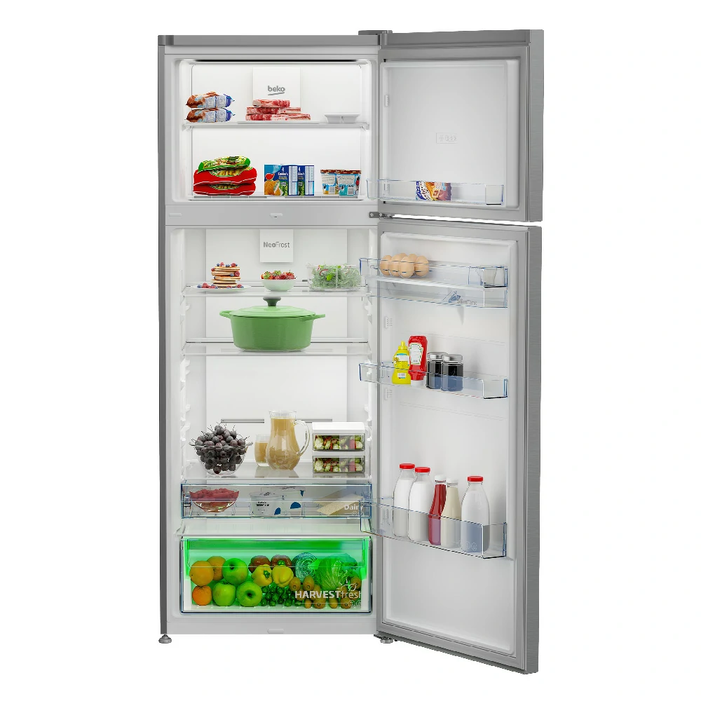 Beko TOTAL NOFROST 455LT 70CM INOX Double Door Refrigerator RDNE455E40DXBN