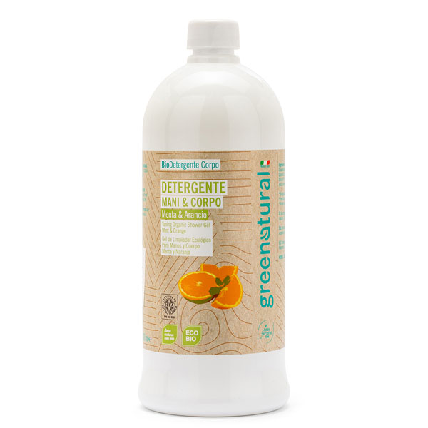 Mint and Orange Hand and Body Soap Refill 1 liter
