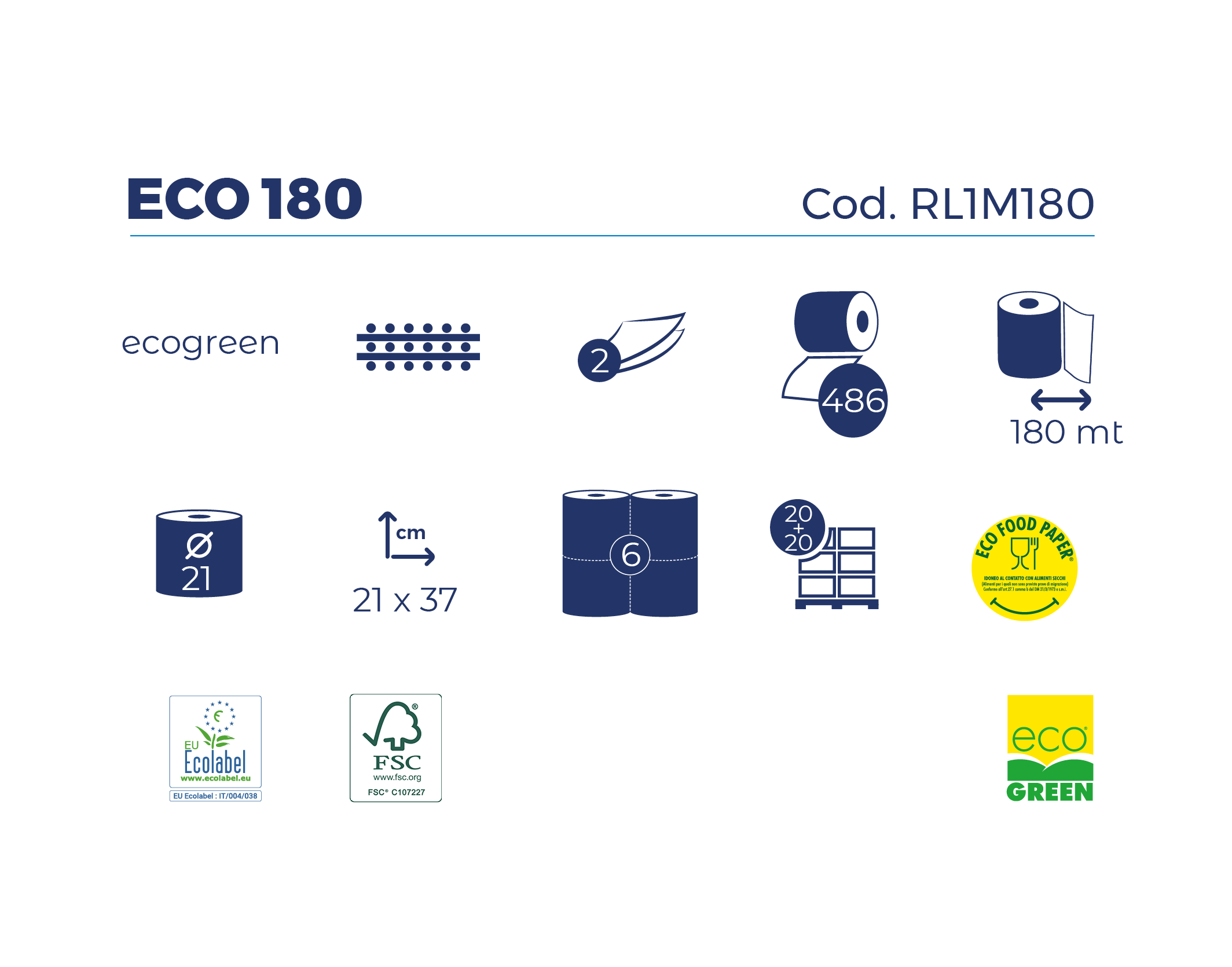 Packing 10 packs of 6 rolls Super 180 central pull paper towels