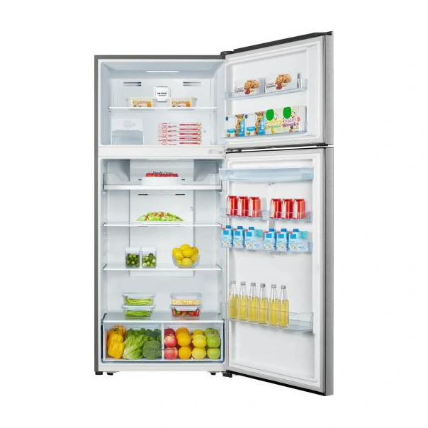 Hisense no frost 553 LT E SILVER 79CM RT728N4WCE double door refrigerator