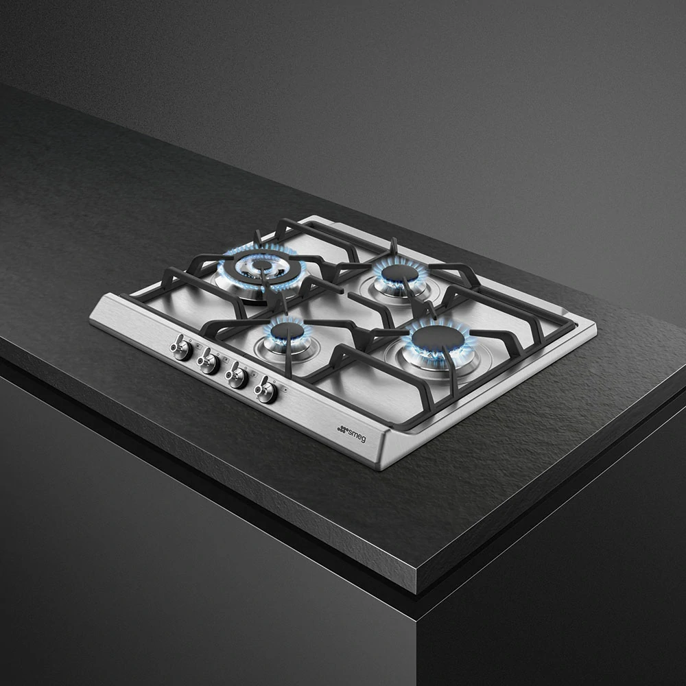 Smeg 4 ZONE 60CM INOX SER60SGH3 Gas Hob