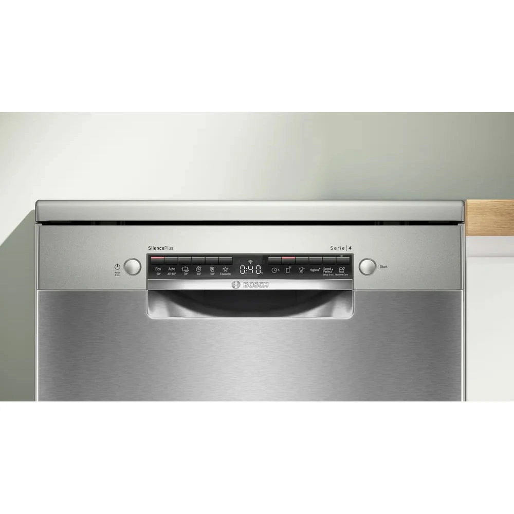 Bosch freestanding dishwasher 14 COVERED WITH WIFI INOX SMS4HMI05E