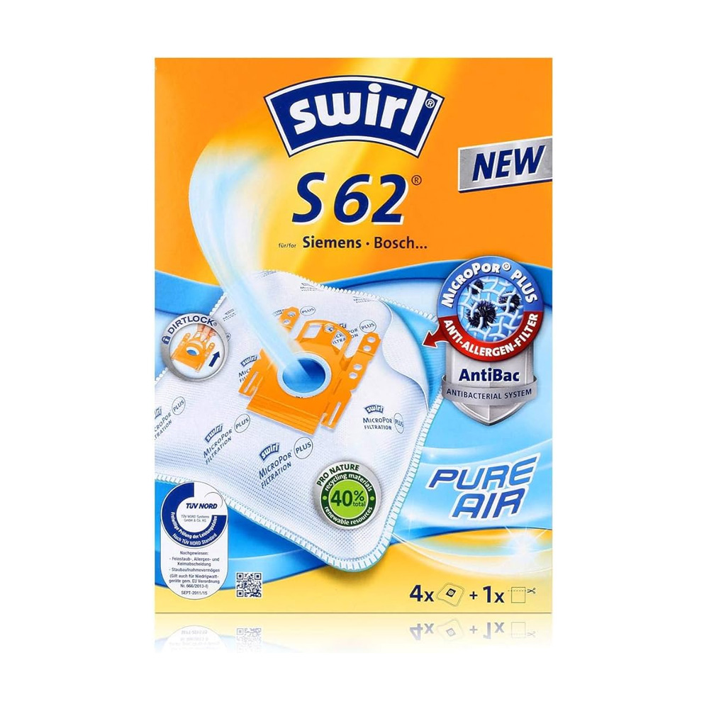 S62 Vacuum Cleaner Bags