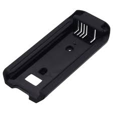 Black battery holder flange