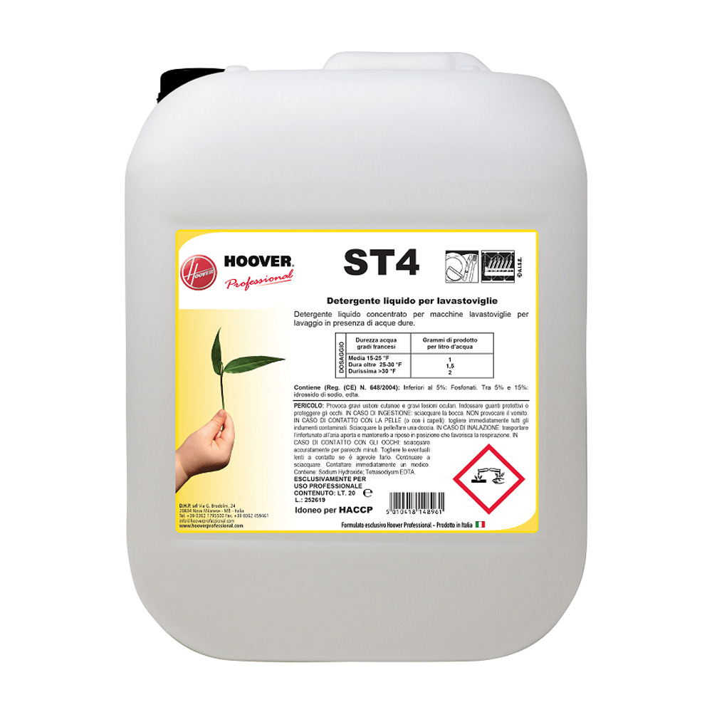 ST4 Liquid detergent for dishwashers
