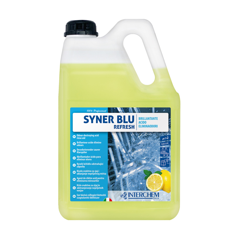 Syner Blu Refresh 5 lt odour remover acid rinse aid