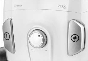 Trisa Classic Clean T6601 powerful pull vacuum cleaner white