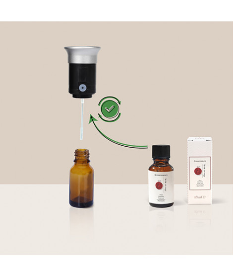 Lux Essenzapura electric air freshener black and silver