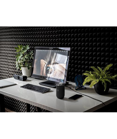 Lux Essenzapura electric air freshener black and silver